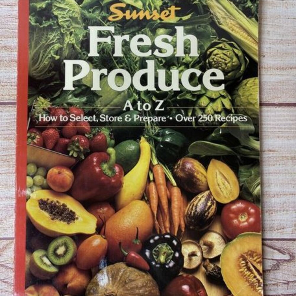 VTG Sunset Fresh Produce A-Z Cookbook